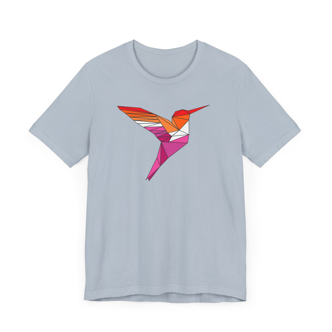 Lesbian Shirt - Polygon Hummingbird