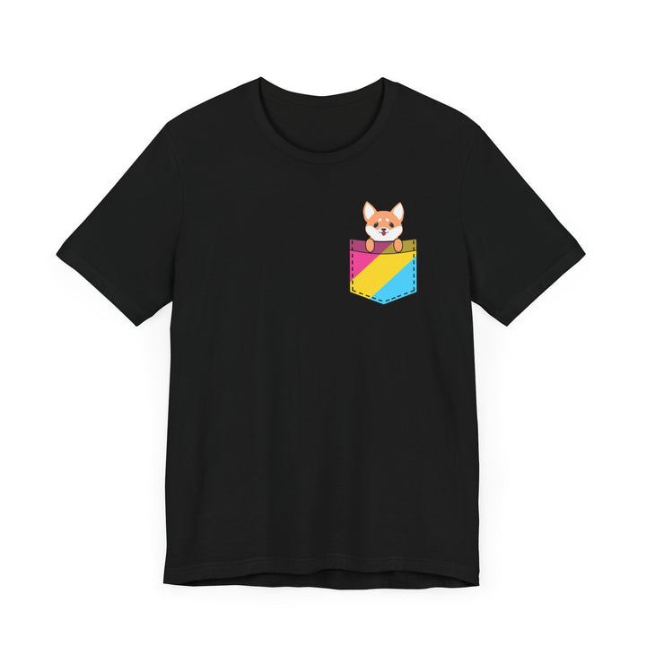 Pansexual Shirt - Dog In Fake Pocket