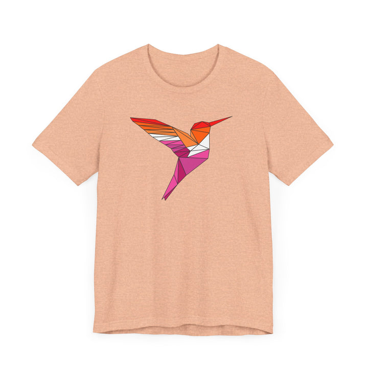 Lesbian Shirt - Polygon Hummingbird