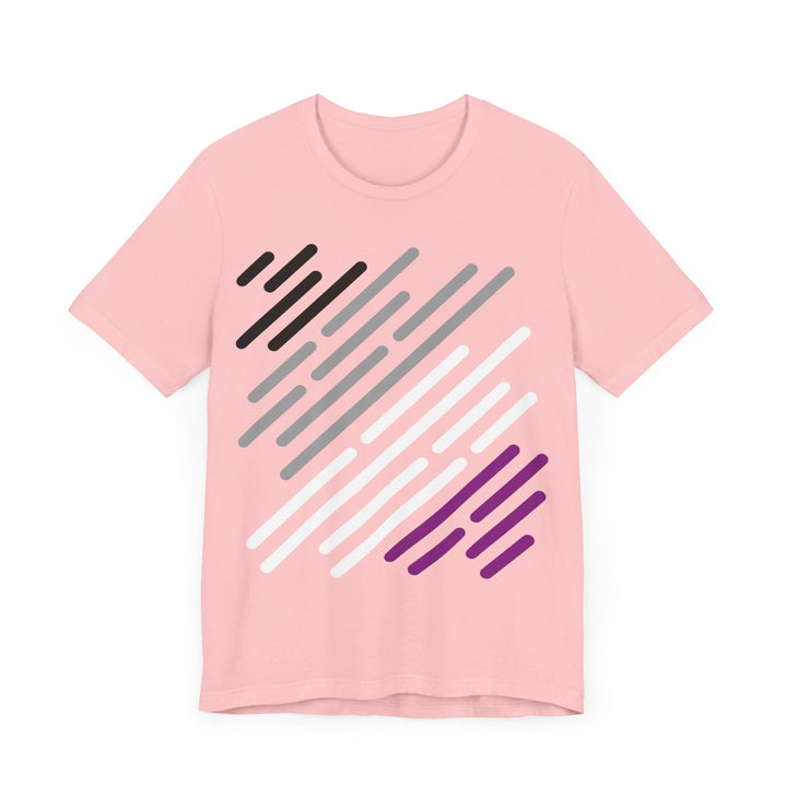 Asexual Shirt - Asexual Pride Flag Stripes