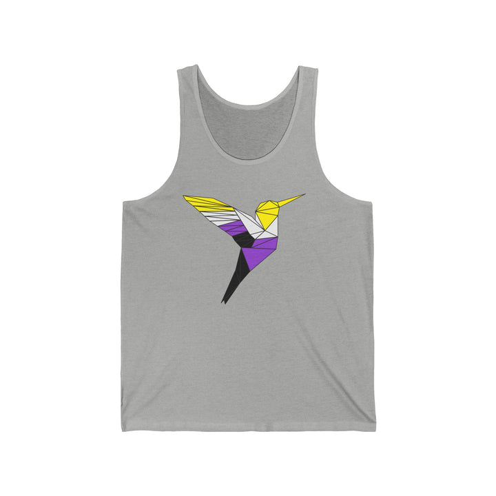 Nonbinary Tank Top - Polygon Hummingbird