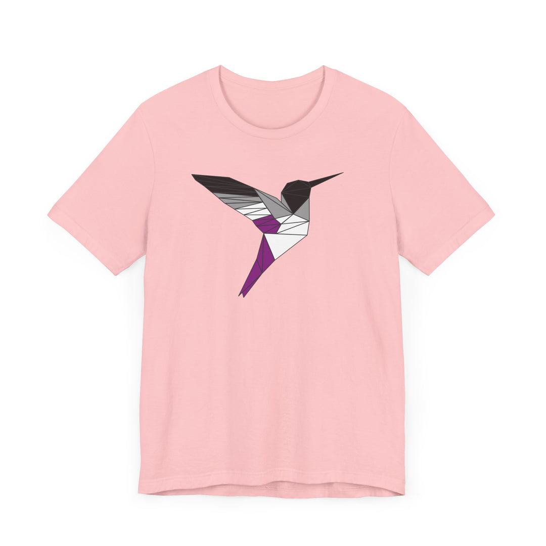 Asexual Shirt - Polygon Hummingbird