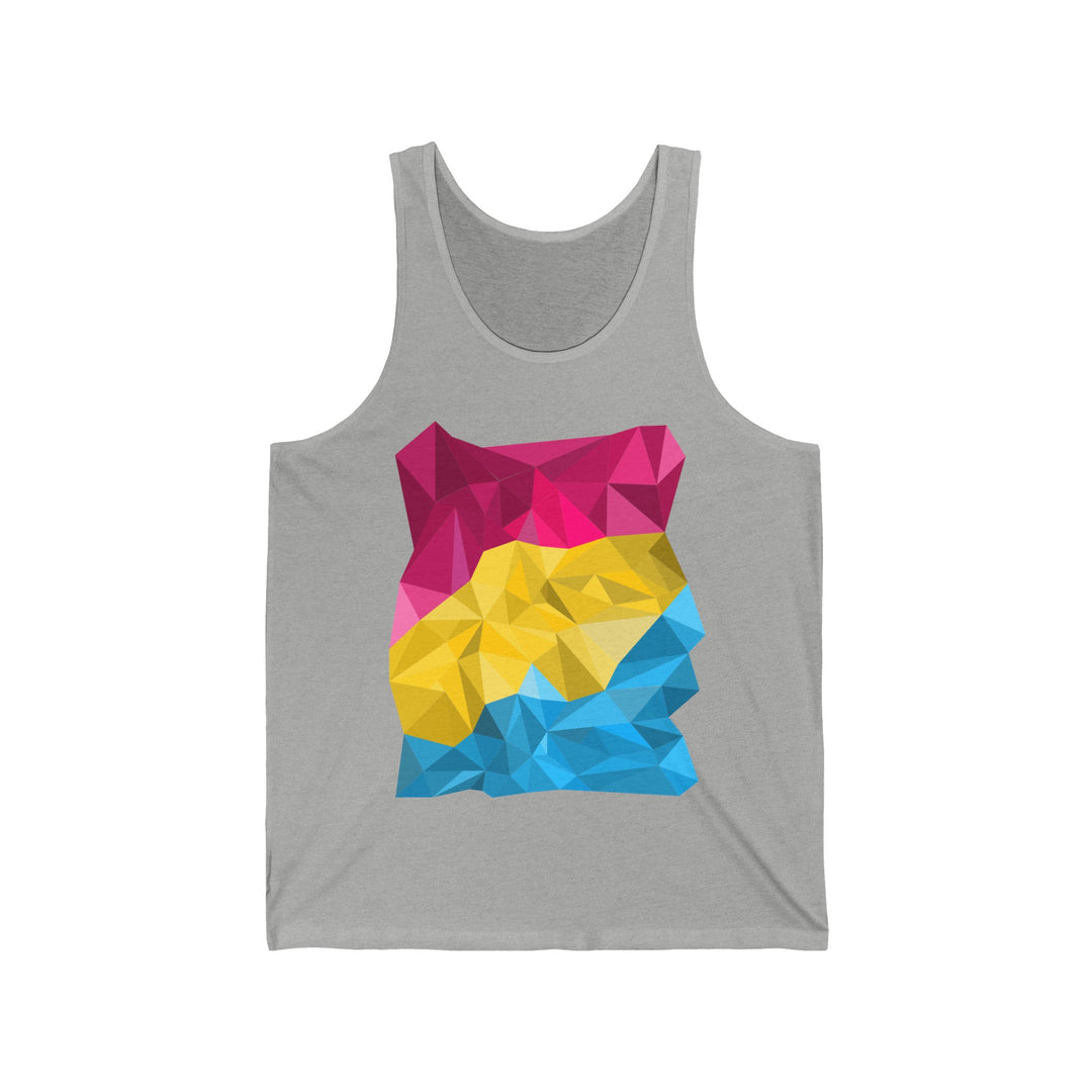 Pansexual Tank Top - Abstract Pansexual Flag