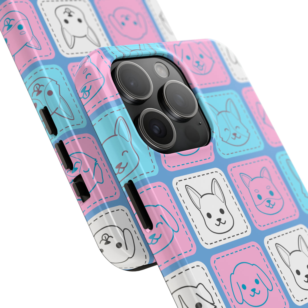 Trans iPhone Case - Kawaii Dogs