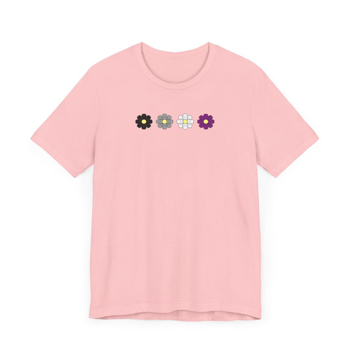 Asexual Shirt - Cosmos Flowers