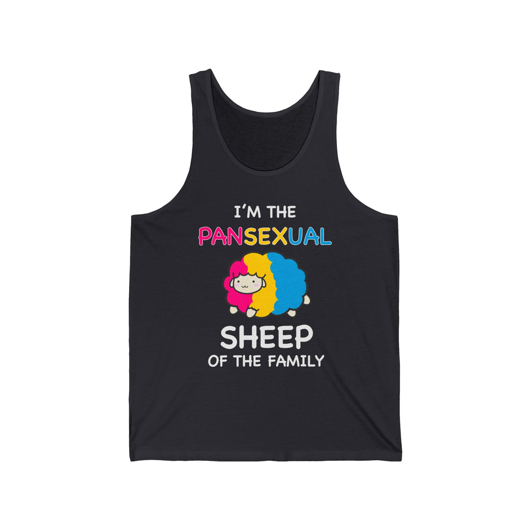 Pansexual Tank Top - I'm The Pansexual Sheep Of The Family