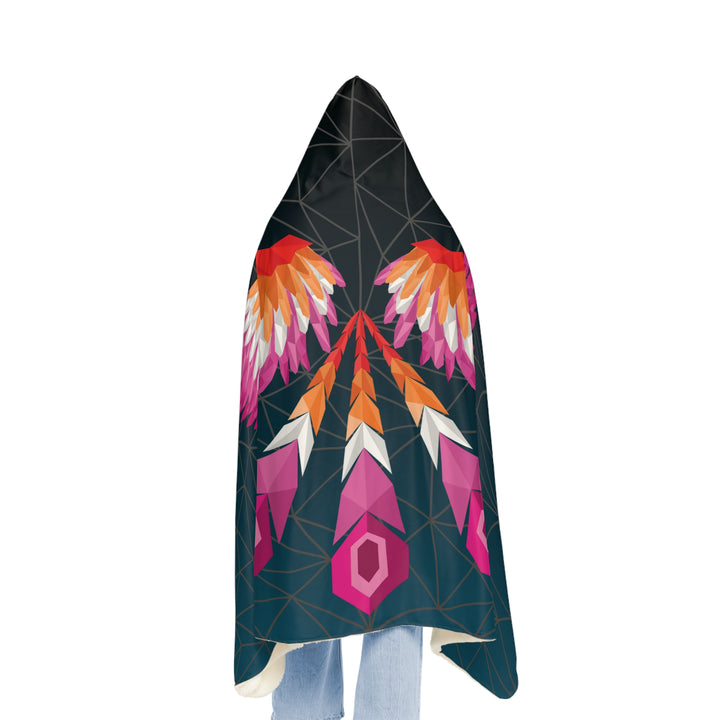 Lesbian Blanket Hooded - Wings