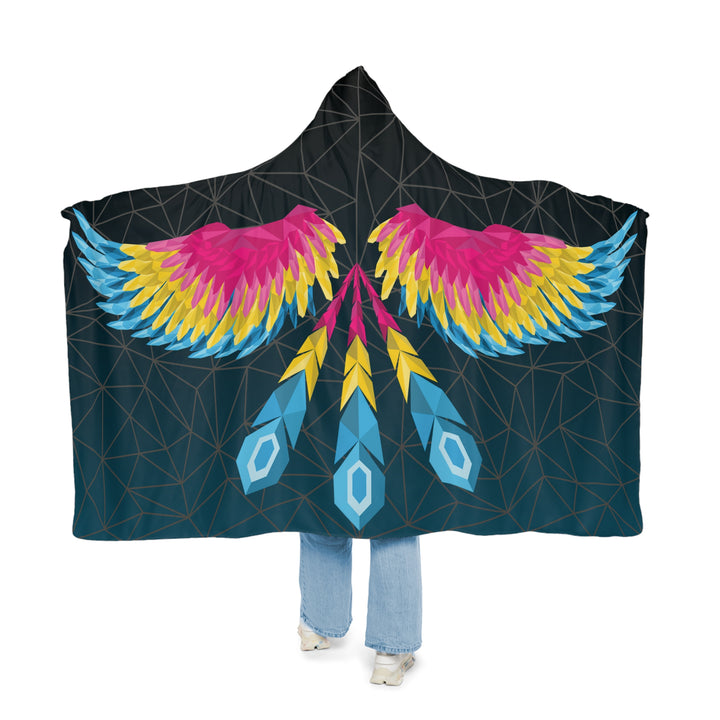 Pansexual Blanket Hooded - Wings