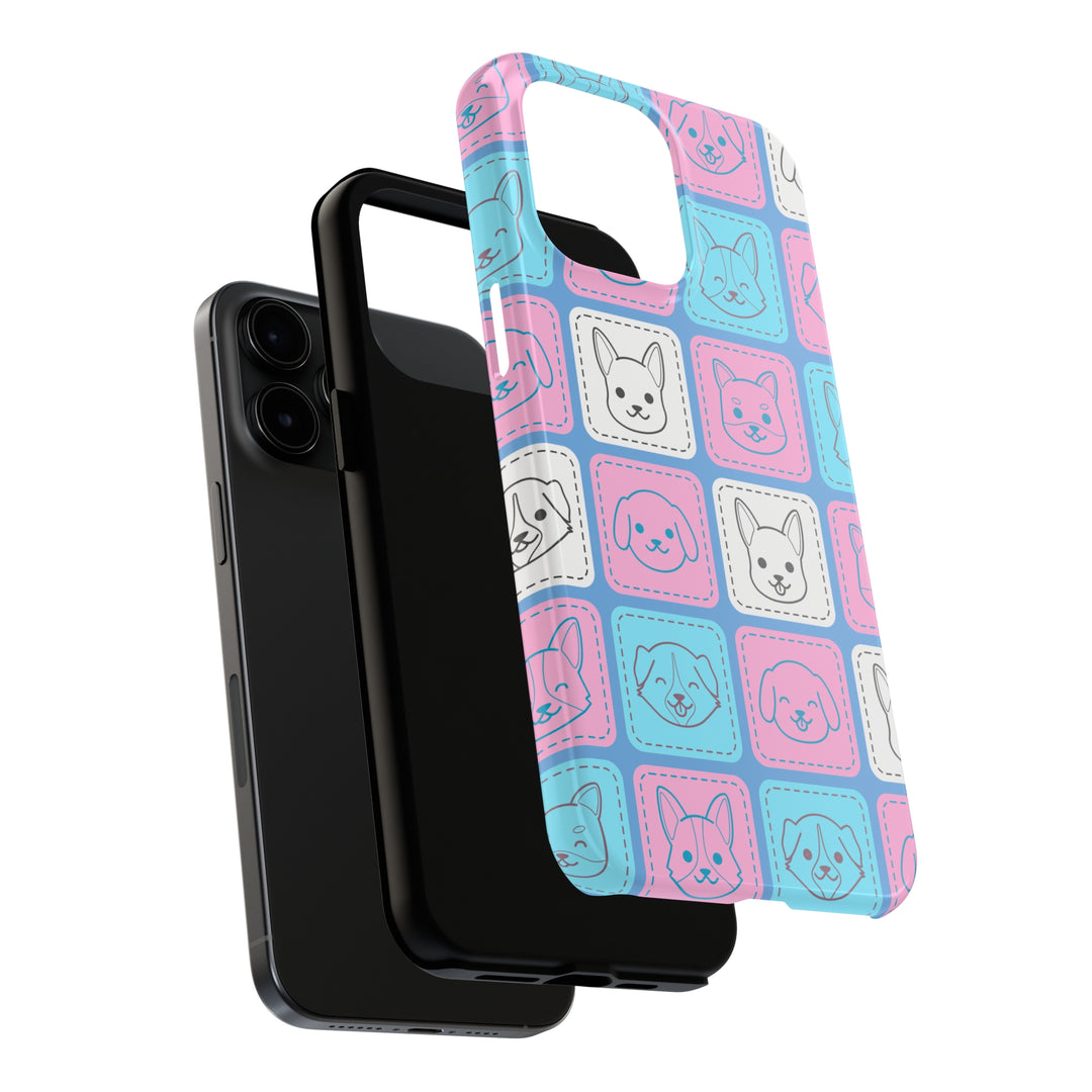 Trans iPhone Case - Kawaii Dogs