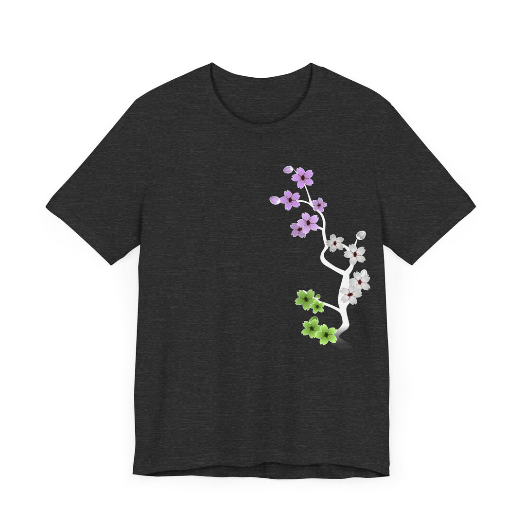 Genderqueer Shirt - Dark Sakura