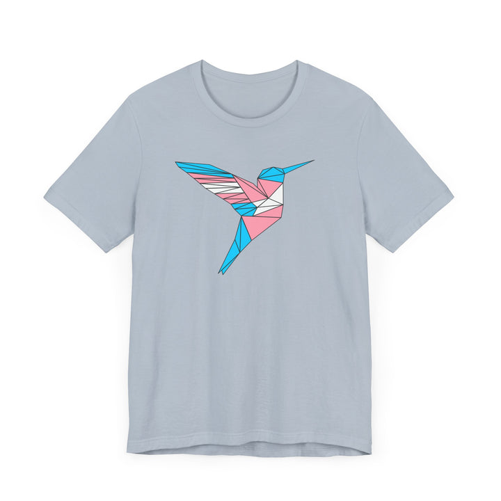 Trans Shirt - Polygon Hummingbird