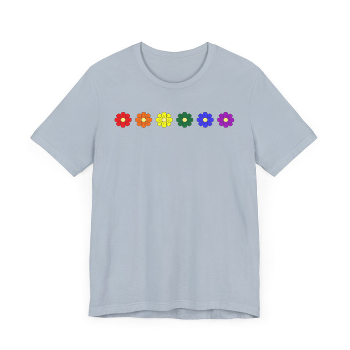 LGBTQ Pride Shirt - Cosmos Flowers