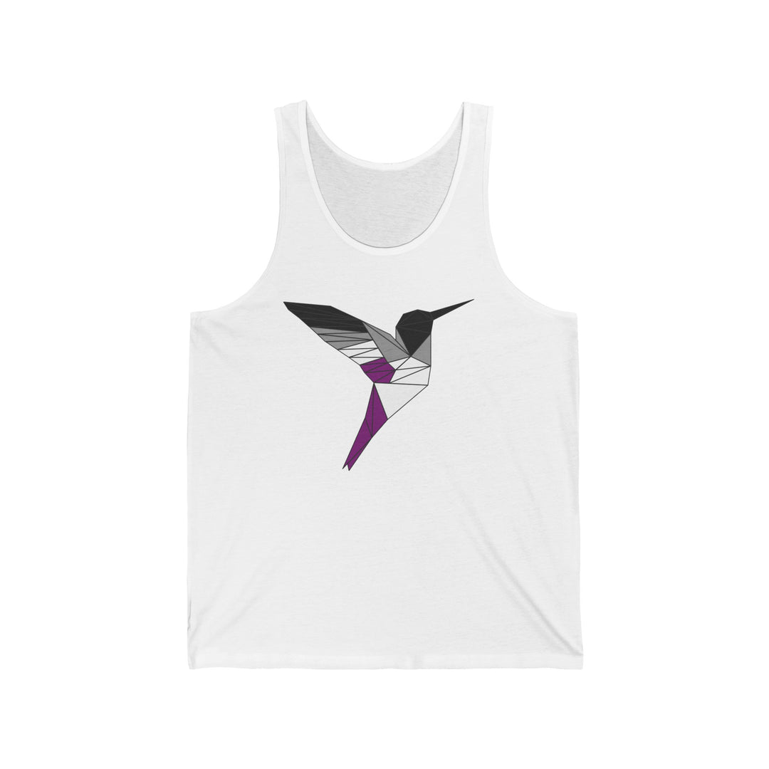 Asexual Tank Top - Polygon Hummingbird
