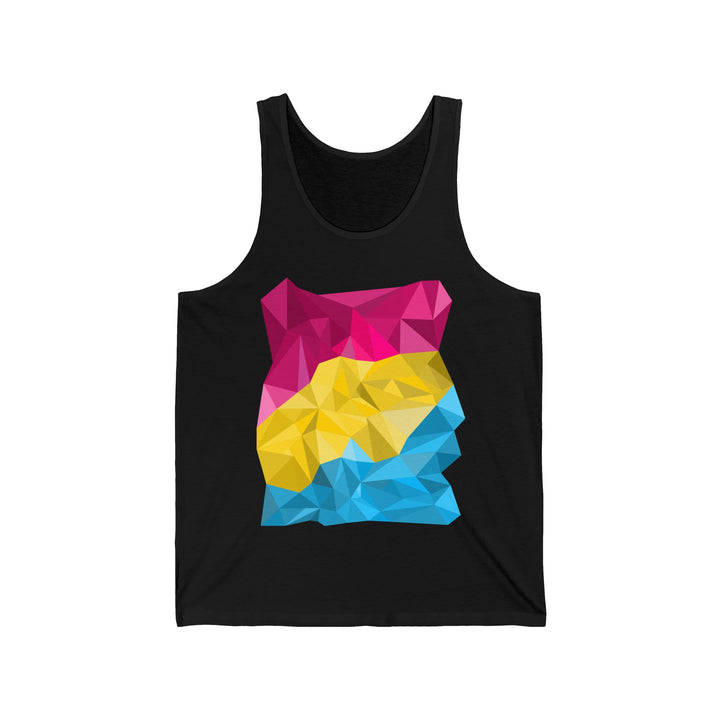 Pansexual Tank Top - Abstract Pansexual Flag