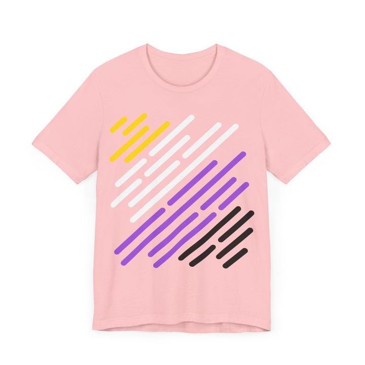 Nonbinary Shirt - Nonbinary Pride Flag Stripes