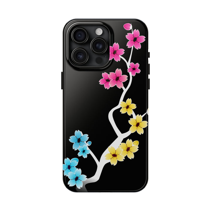 Pansexual iPhone Case - Dark Sakura