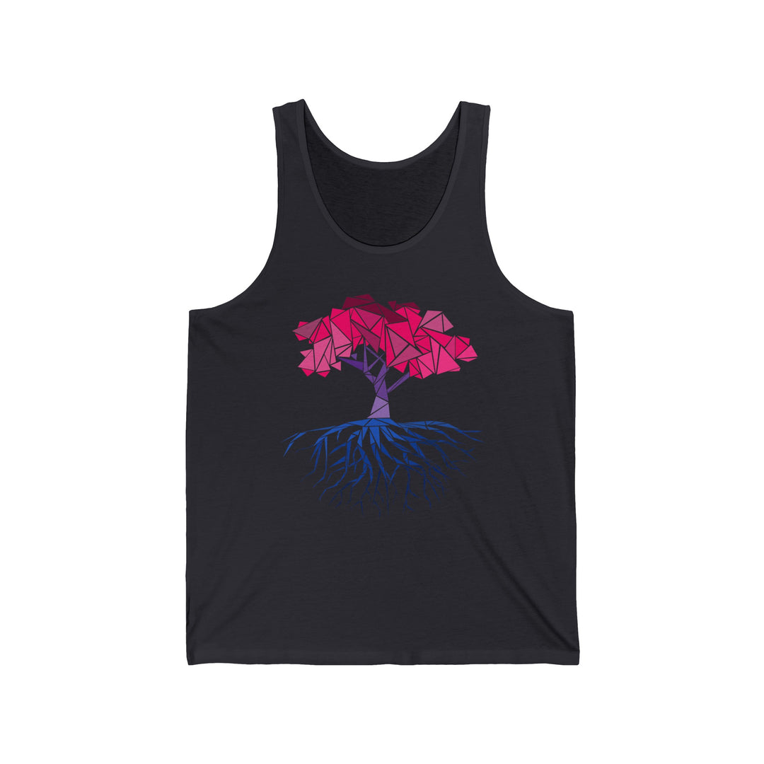 Bisexual Tank Top - Abstract Tree