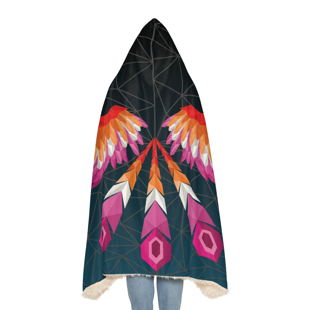 Lesbian Blanket Hooded - Wings