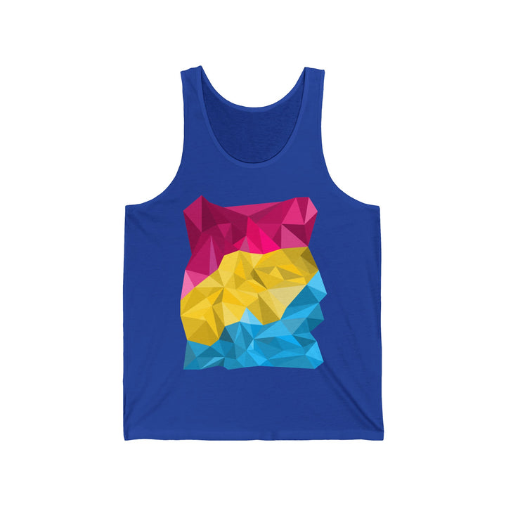 Pansexual Tank Top - Abstract Pansexual Flag