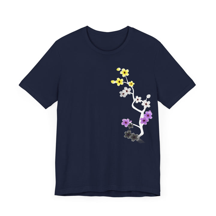 Nonbinary Shirt - Dark Sakura