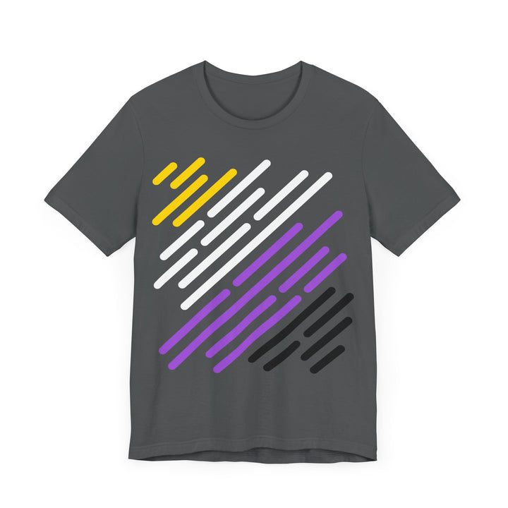 Nonbinary Shirt - Nonbinary Pride Flag Stripes