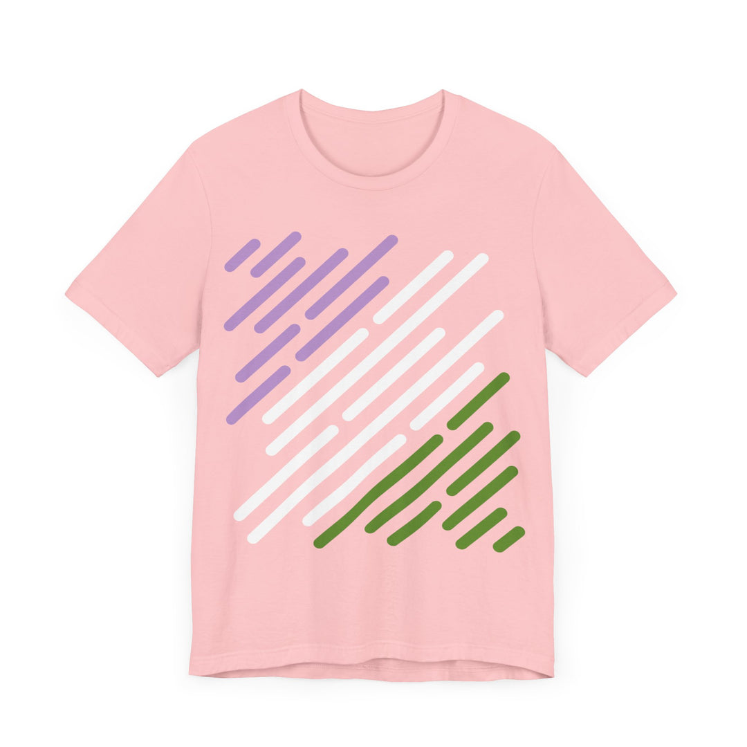 Genderqueer Shirt - Genderqueer Pride Flag Stripes
