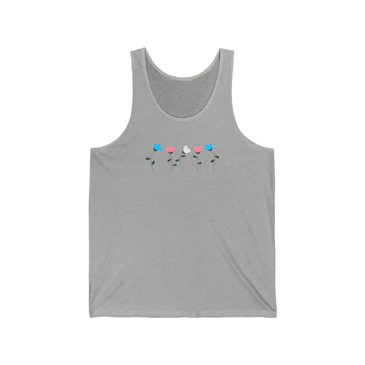 Trans Tank Top - Simple Flowers