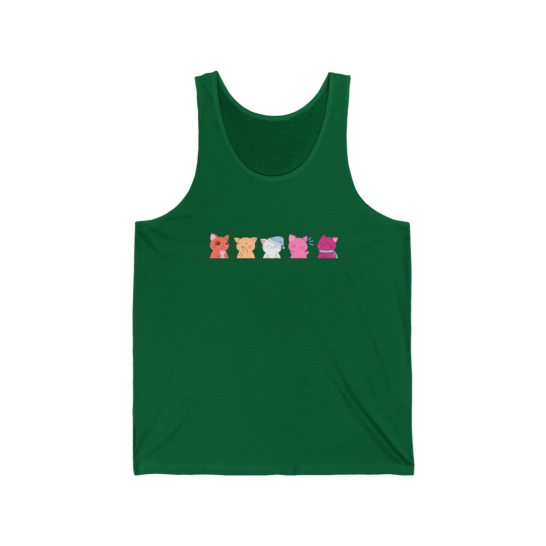 Lesbian Tank Top - Kawaii Cats