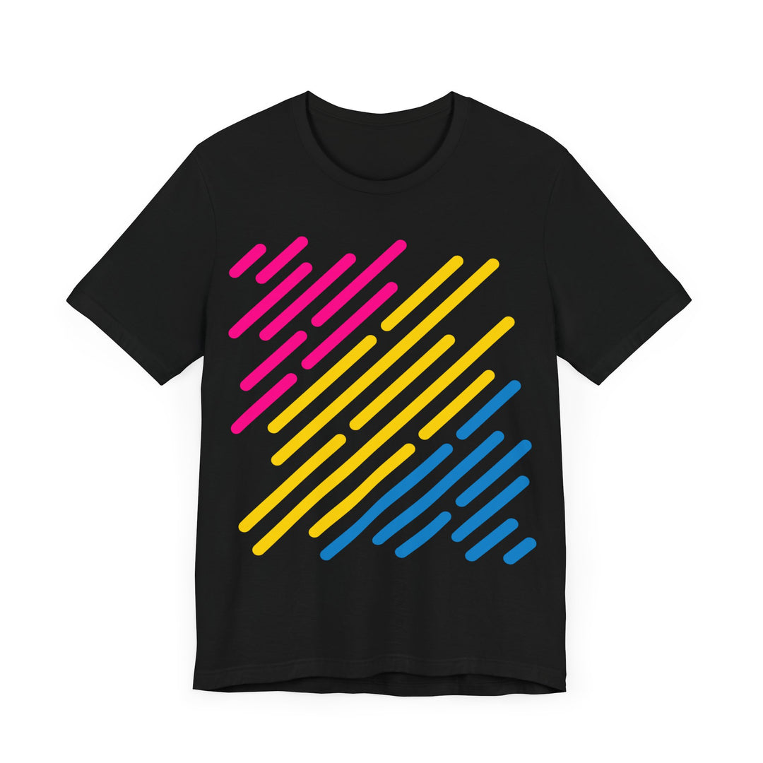 Pansexual Shirt - Pansexual Pride Flag Stripes