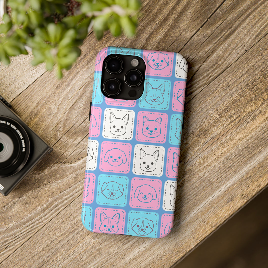 Trans iPhone Case - Kawaii Dogs