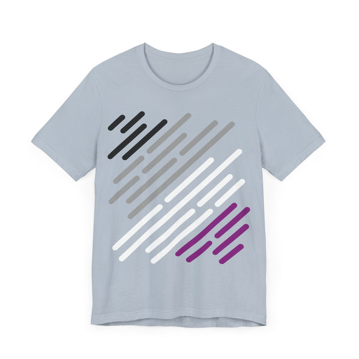 Asexual Shirt - Asexual Pride Flag Stripes