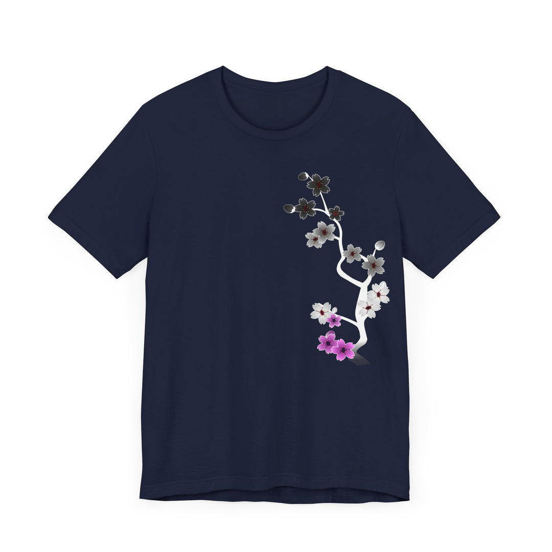 Asexual Shirt - Dark Sakura