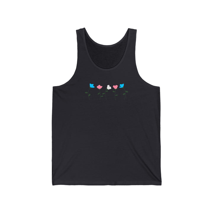 Trans Tank Top - Simple Flowers