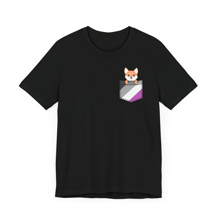 Asexual Shirt - Dog In Fake Pocket