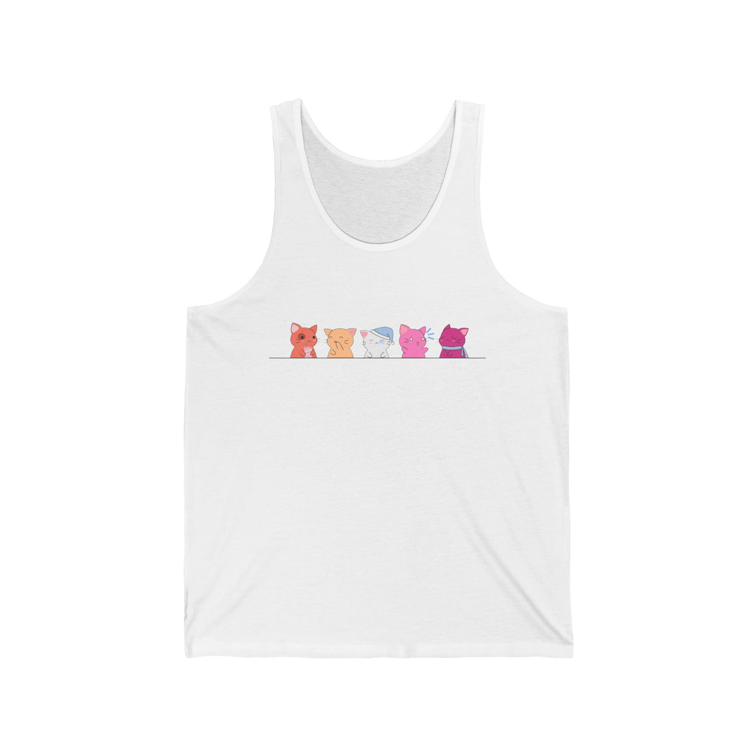 Lesbian Tank Top - Kawaii Cats