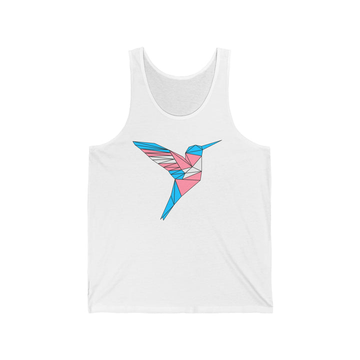 Trans Tank Top - Polygon Hummingbird