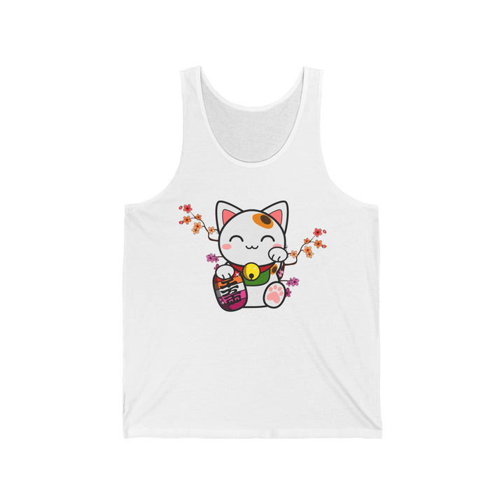 Lesbian Tank Top - Lucky Cat