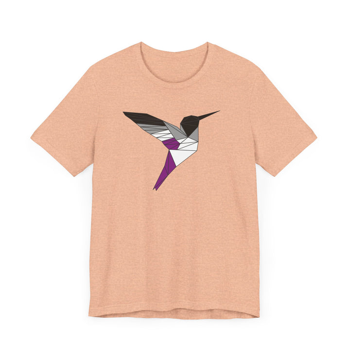 Asexual Shirt - Polygon Hummingbird