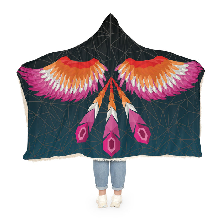 Lesbian Blanket Hooded - Wings