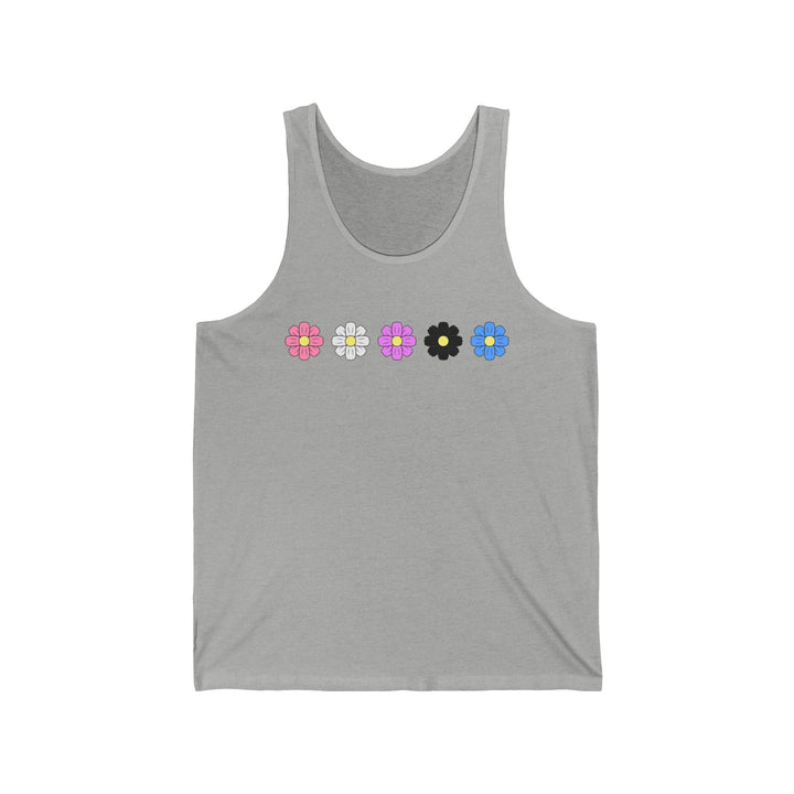 Genderfluid Tank Top - Cosmos Flowers