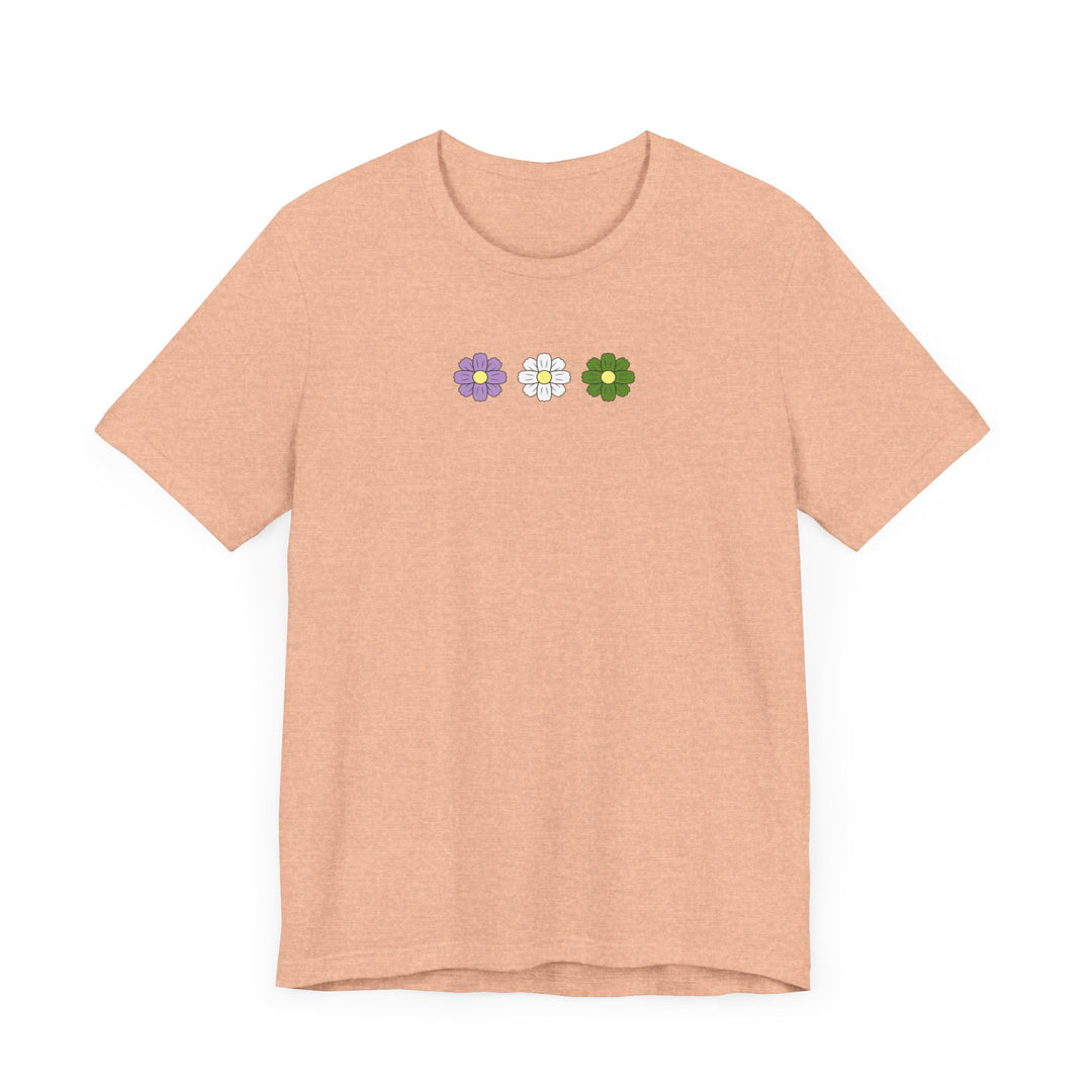 Genderqueer Shirt - Cosmos Flowers