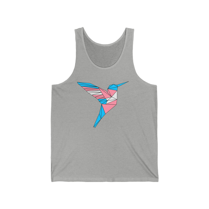 Trans Tank Top - Polygon Hummingbird