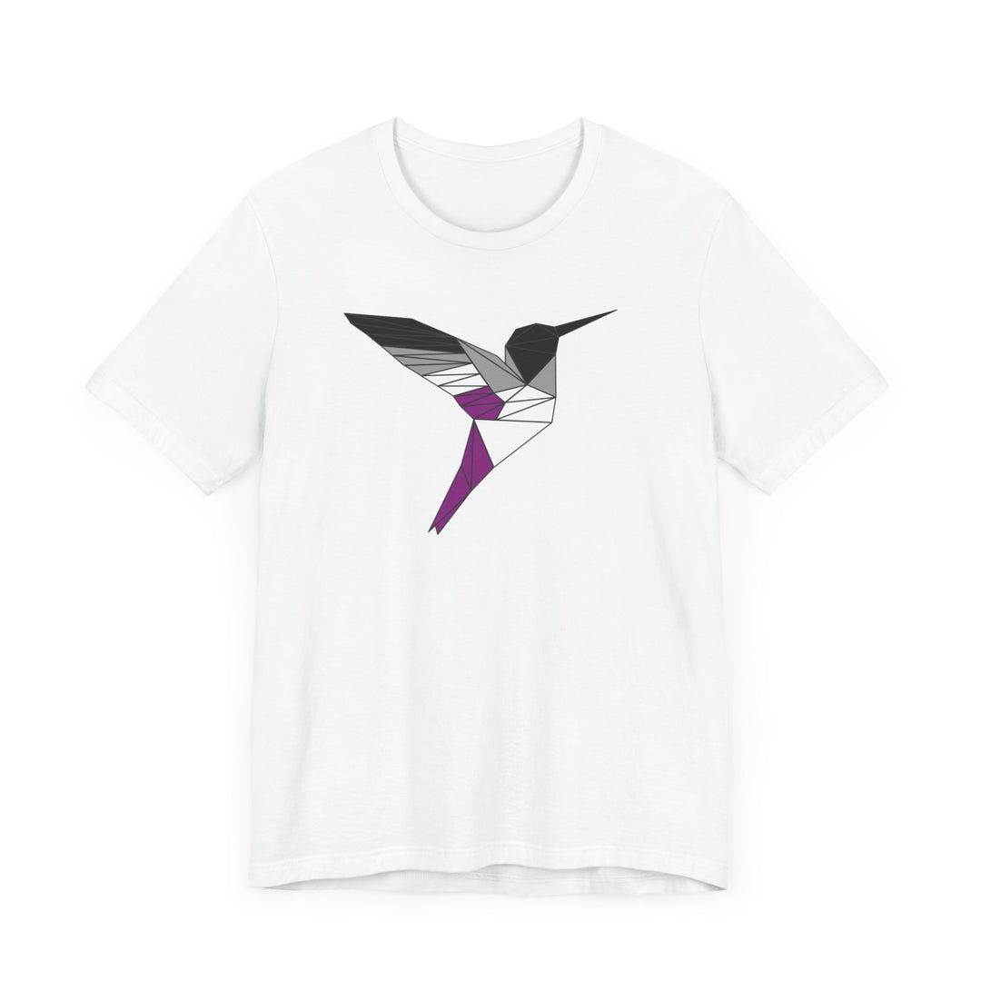 Asexual Shirt - Polygon Hummingbird