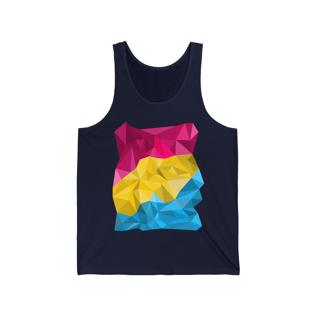 Pansexual Tank Top - Abstract Pansexual Flag