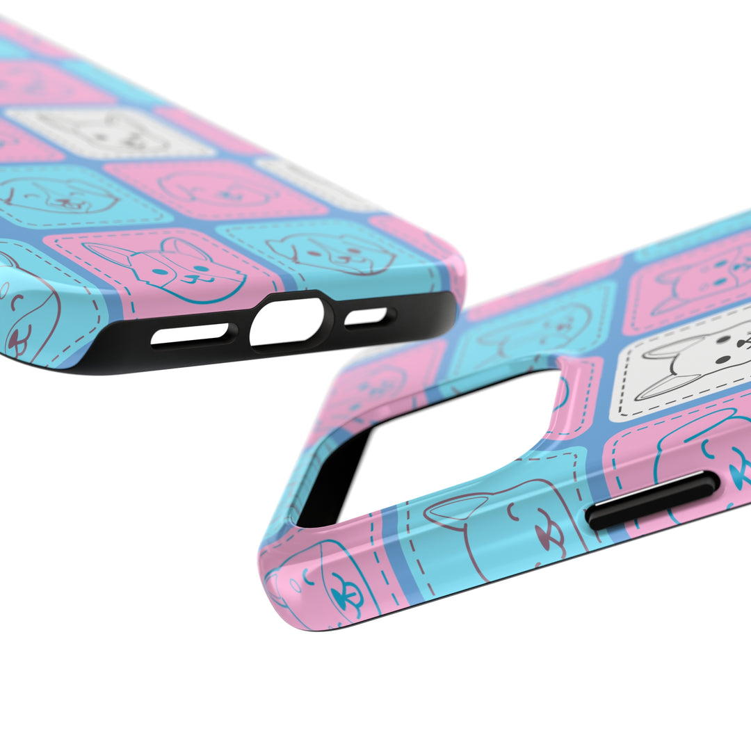 Trans iPhone Case - Kawaii Dogs