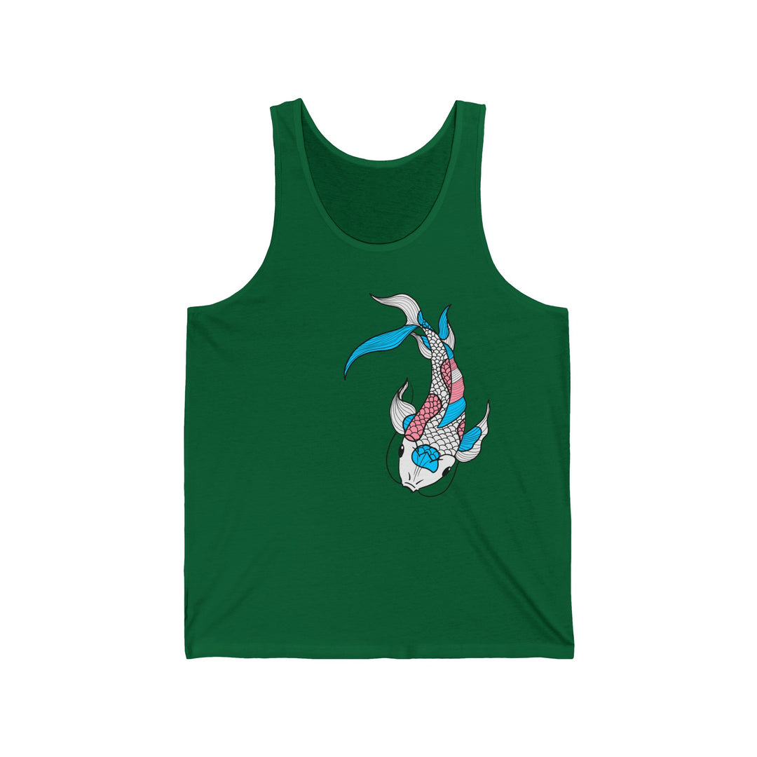 Trans Tank Top - Koi Fish