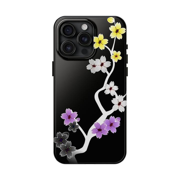 Nonbinary iPhone Case - Dark Sakura