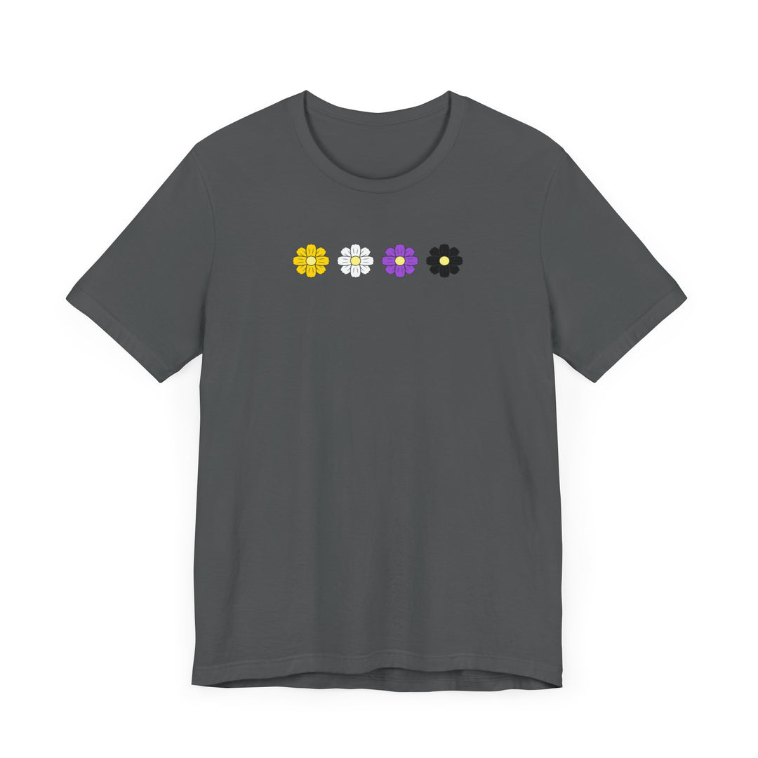 Nonbinary Shirt - Cosmos Flowers