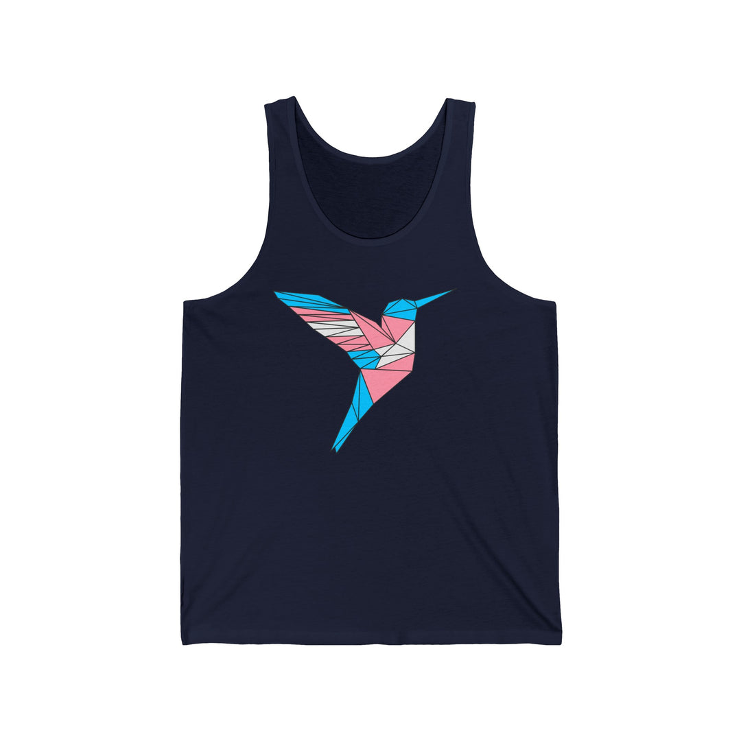 Trans Tank Top - Polygon Hummingbird