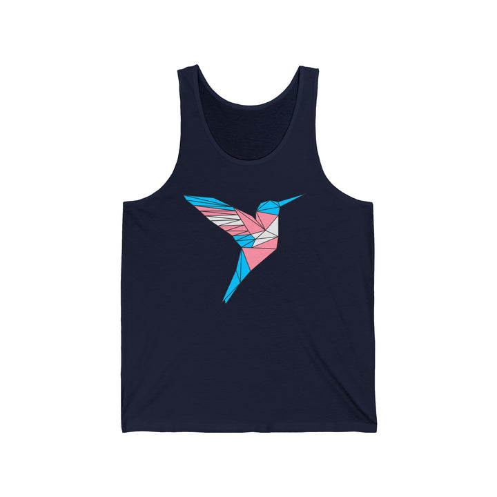 Trans Tank Top - Polygon Hummingbird